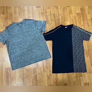 Boys Gray and Navy T-Shirts Set